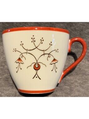 Vintage Porcelain Porsgrunds Porselænsfabrik Art Deco Tea/Coffee 6oz. Mug
